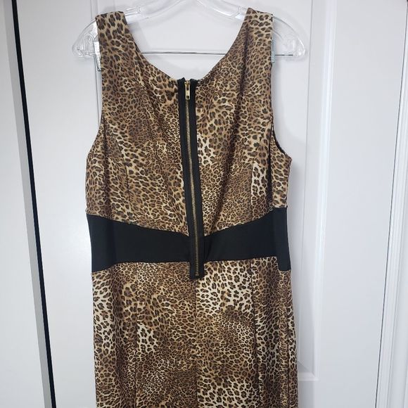 NEW SWAK Leopard print plus size Dress 1x - Picture 7 of 8